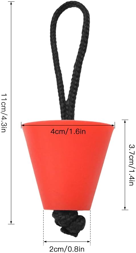 LIXADA Universal Kayak Scupper Plug Kit, Canoe Drain Holes Stopper Bung, 4/6/8 Packs