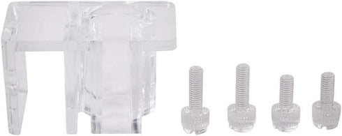 Zerodis Fish Tank Acrylic Pipe Clip Holder, Aquarium Filter Mount Tube Clip for Inflow/Outflow Tube