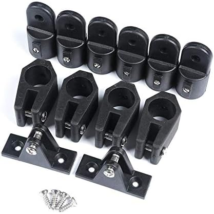 MX Bimini Top Fitting Hardware Set - Fit 7/8" Boat Jaw Slide, Cap Eye End, Deck Hinge
