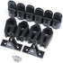 MX Bimini Top Fitting Hardware Set - Fit 7/8" Boat Jaw Slide, Cap Eye End, Deck Hinge