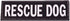 EzyDog Side Badge - Clearly Identifies Your Dog with Convert Dog Harness - Set of Two Badges (Rescue Dog, Small)
