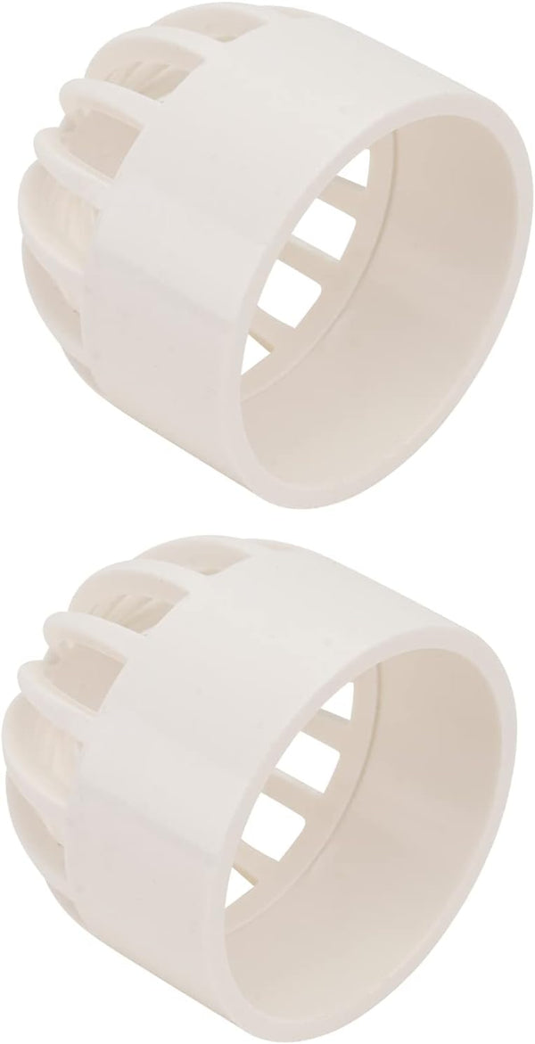 balacoo 2pcs Fish Tank Filter Guard | 50mm Intake Filter Cover | Permeable Net Strainer & Overflow Filter Screen for