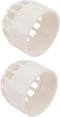 balacoo 2pcs Fish Tank Filter Guard | 50mm Intake Filter Cover | Permeable Net Strainer & Overflow Filter Screen for