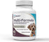 Multi-Formula Dog Supplement for Smaller Dogs - 90 Peanut Butter Chewable Tabs, 10mg HMR Lignans, 1mg Melatonin, 20mg