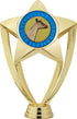 11" Crown Awards Goat Trophies, Gold Star Dairy Goat Trophy with Engraving Included