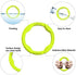 LaRoo Dog Toys for Aggressive Chewers, Floatable Dog Flying Disc, Interactive Tug Toy, Dog Ring Toy, Funny Teething Toys