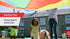 (6 GSi Kids Play Parachute Rainbow Parachute Toy Tent Game for Kids Gymnastics Cooperative Play and Outdoor Playground