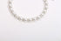 Dog Cat Pearls Necklace Collar with Bling Accessories and Ribbon Bow for Female Dogs Cats (L, White)