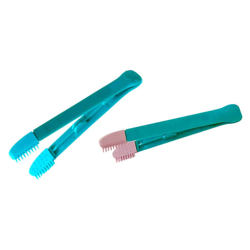 Balacoo 4pcs Brush Set - Plastic Eye Dogs Mini Combs for Cleaning Tear Stains, Lightweight Grooming Kit for Pets