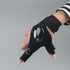 anso 1/2 Pack Flashing Rave Gloves with LED Light Beam - Black, for Outdoor Activities