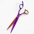 7.0" Set, 4-pieces Moontay Professional Dog Grooming Scissors Straight, Upward Curved, Downward Curved