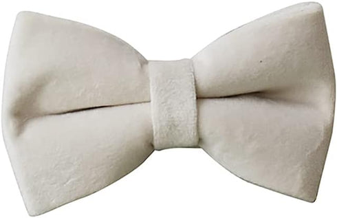 Love Dream Bowtie Dog Collar - Velvet Dog Collars with Detachable Bowtie, Adjustable for Small Medium Large Dogs