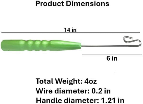 R&R Tackle Large Fish Dehooker, 13" Hook Remover for 4 Pounds or Larger Game Fish, Corrosion-Proof Stainless Steel