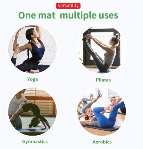 4 6 2 Gymnastics Mat Exercise Mat ft x ft x in Folding Gym Mat for Yoga, Pilates, Stretches & Floor Exercises