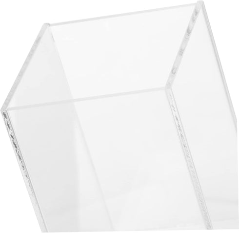 Transparent Betta Tank Aquarium Fish Tank Decor, Glass Hydroponic Fish Tank for Betta Fish