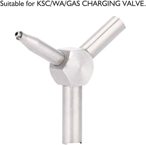 Jadeshay Element Valve Key, Airsoft KSC WA Gas Magazine Charging Valve Removal Tool, Stainless Steel