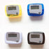 Red Portable Counter Mini Digital LCD Pedometer, Sports Walking Running Step Counter Meter with Calorie Monitor