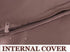 Dogbed4less Waterproof Zipper Dog Bed Cover for Extra Large 47"x29"X4" Memory Foam Pad Pet Bed - 51"X33" FLAT