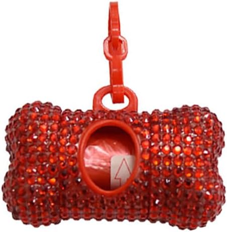 TJCGCKK Bling Dog Poop Pickup Bag Dispenser Holder Pet Waste Disposal Bag Pet