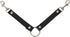 Dog Kennel Fan Hanging Utility Straps - Waterproof Crate Fan Strap with Swivel Spring Clips for Any Kennel, Black