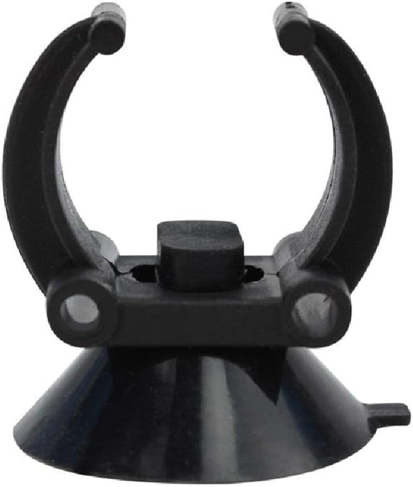 Aquarium Heater Holder Suction Cup Clip - Black for Fish Tube Hose Plant Decoration (Sucker Dia 1.34", Clip Dia 0.9)