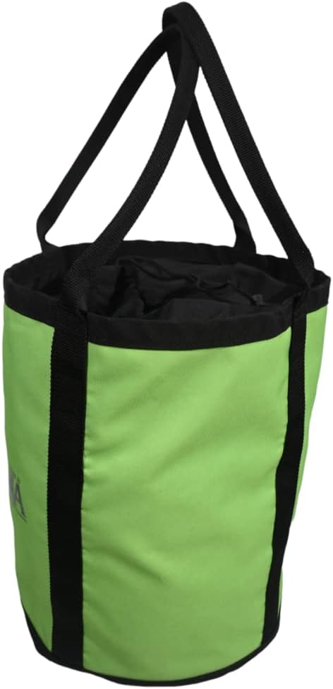 RNA Plain Jane II Rope Bag - Outdoor Equipment & Arborist Gear, Green Bucket-Style Pack/Bag with Black Drawstrings