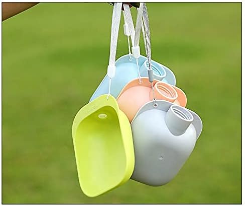 Dog Water Bowl for Long Walks, Travel, Camping, Portable Leak Proof Dispenser for Dogs and Cats, Green