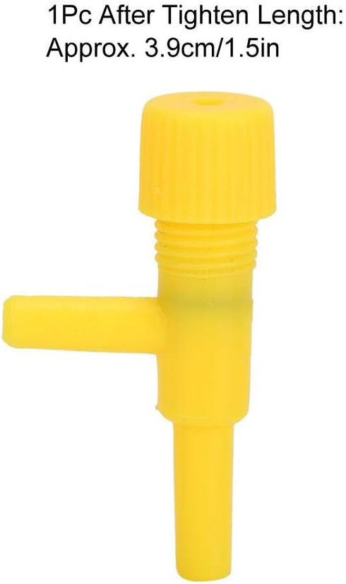 Zerodis 20Pcs Aquarium Airflow Control Valve, Plastic Fish Air Pump Regulating Valves for 4mm Tube