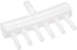 uxcell 8mm to 4mm 6 Way Aquarium Air Line Tubing Splitter Connector, Plastic Air Flow Divider for Fish Tanks