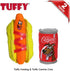 2-in-1 Pack #4) TUFFY - World's Tuffest Soft Dog Toy - Funny Food- Toy -Multiple Layers. Made Durable, Strong & Tough.