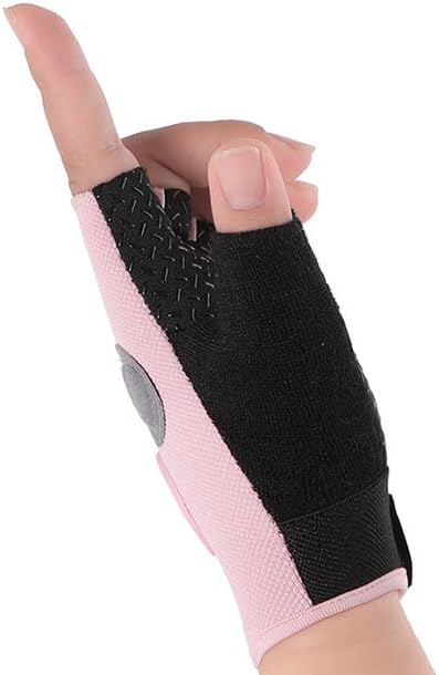 OVOY 4-12 Breathable Fingerless Workout Gym Gloves for Kids T - Anti-Slip and Durable Exercise Gloves