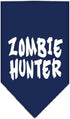 Mirage Pet Products Zombie Hunter Screen Print Bandana, Large, Turquoise