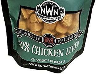 Northwest Naturals Raw Rewards Chicken Liver Treat, 3 Ounce