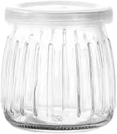 XAGMODSHN 100/150/200ML Pudding Glass Bottle with Cork Stopper Yogurt Container Favor Jar for Honey Jams Milk Mousse