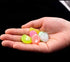 Oubest Glow in The Dark Pebbles, Multi-Colored Glow Stones for Garden, Fish Tank, Walkway, Plant Pots (200)