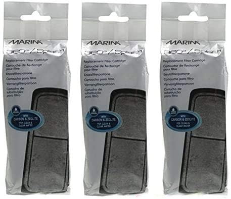 (3 Pack) Marina 360 Carbon and Zeolite Cartridge, 4 Cartridges Each