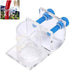 Acrylic Aquarium Soft Pipe Fixture, Durable Water Food Feeding Tube Holder with Clamp