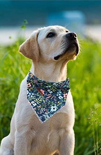 Elegant Little Tail Bandana for Small Medium Large Dogs, Comfortable Adjustable Bibs Scarf