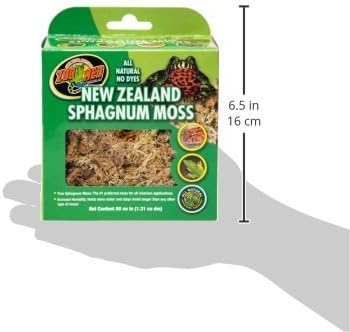 Zoo Med Laboratories New Zealand Sphagnum Moss | 240 Cubic Inch, 3 Packages