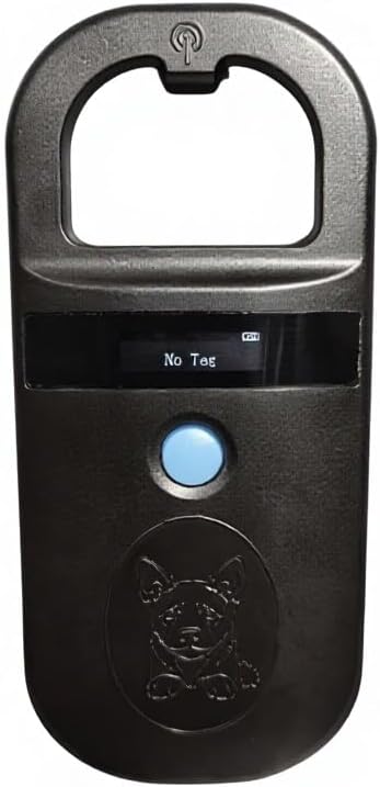 JZLHGOFYTD Pet Microchip Scanner ISO11784/85/FDX-B/EMID Animal Handheld Reader,134.2kHz Pet ID Scanner Rechargeable Animal