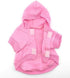 SMALLLEE_LUCKY_STORE Pink Hoodie Christmas T-Shirt for Small Dogs, Spoiled Princess Costume - XS