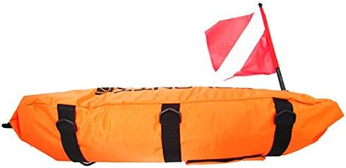 Scuba Choice Palantic Nylon Torpedo Float with Dive Flag for Spearfishing