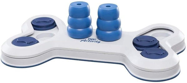 TRIXIE Flip Bone Strategy Game - Beginner Dog Puzzle Level 1 Activity Treat Toy for All Breeds