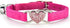CHUKCHI Heart Bling Cat Collar with Safety Belt and Bell, Adjustable 8-11 Inches