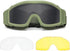 LEJUNJIE Airsoft Goggles, Tactical Safety Goggles with Anti Fog Paintball Goggles and 3 Interchangeable Lenses for