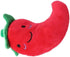 ZGLUZP 1 Pc Funny Red Fruit Dog Toys, Vegetable Dog Toys Squeaky Plush