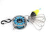 Fish Lock Buckle, 5 Snaps Fishing Stringer Clips with Reel PE Line, Silver-60# Fishing Tackle Accessory