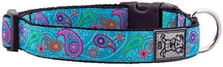 RC Pets Adjustable Dog Clip Collar, 5/8 Inch, X-Small, Tropical Paisley
