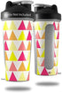Decal Style Skin Wrap works with Blender Bottle 28oz Triangles Warm (BOTTLE