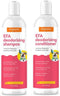 Essential Fatty Acid (EFA) Shampoo and Conditioner for Pets - 12oz Deodorizing Cherry Blossom Scent, Tearless, Soapless